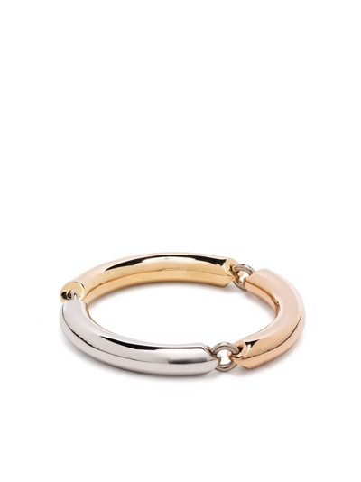 Le Gramme 8g Polished 18-karat White, Red And Yellow Gold Ring