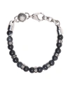 DIESEL BEAD-CHAIN STRAP BRACELET