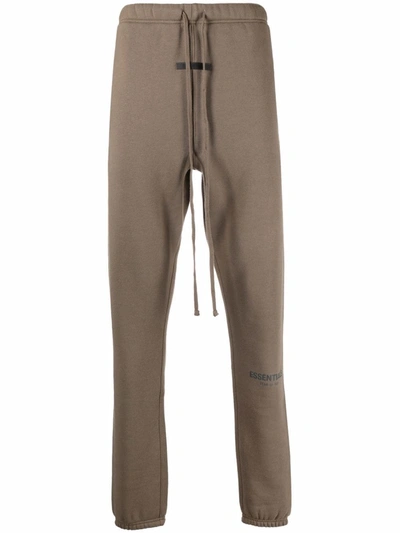 Essentials Logo-print Track Pants In Braun