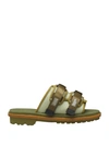 MONCLER GENIUS 2 MONCLER 1952 X SUICOKE MOTO MOUNTAIN SANDALS GREEN