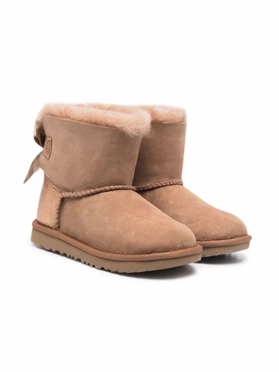 Ugg Kids' Classic Mini Ankle Boots In Brown