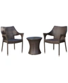 Noble House Alameda 3 Piece Outdoor Chat Set