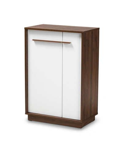 Furniture Mette Shoe Cabinet In White