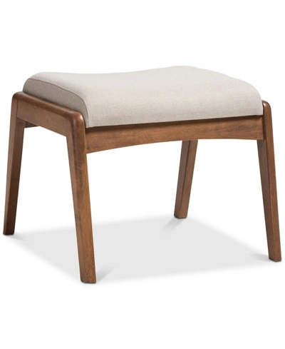 Furniture Kendon Ottoman In Light Beige