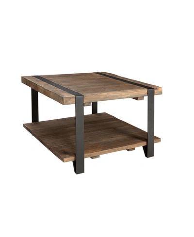 Alaterre Furniture Modesto 27" Reclaimed Wood Square Coffee Table