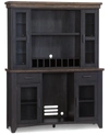 Furniture Peighton Back Bar With Hutch