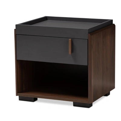 Furniture Rikke Nightstand In Grey