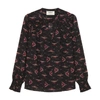Ba&sh Ba & Sh Cathel Blouse - Carbon In Carbone