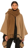 Rag & Bone Recycled Wool Mercer Classic Scarf In 브론즈