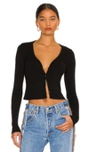 Lamade Sweet V Cardi In 블랙