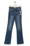 Kensie The High Rise Boot Cut Jeans In Lessina