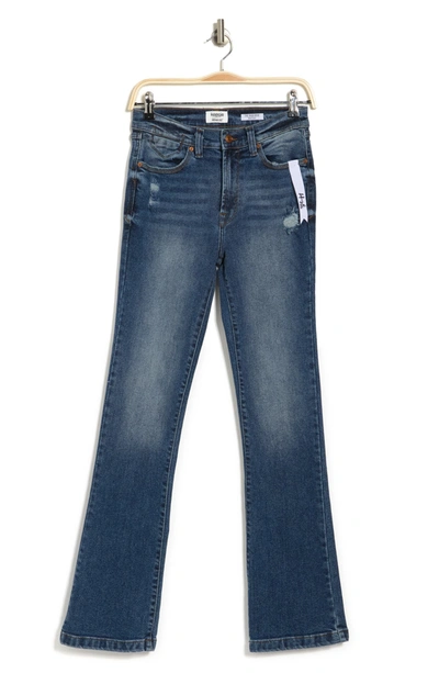 Kensie The High Rise Boot Cut Jeans In Lessina
