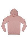 X-ray Core Knit Pullover Hoodie In Light Pink
