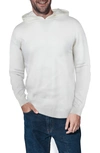 X-ray Core Knit Pullover Hoodie In Off White