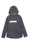 Hurley Kids' H2o Bellmont Pullover In Dark Grey Heather