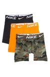 Nike Assorted 3-pack Boxer Briefs In  Camo