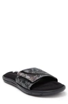 Under Armour Under Amour Ignite Slide Sandal In Black/ Graphite/ Black