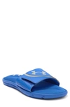 Under Armour Under Amour Ignite Slide Sandal In 401 Mediterranean