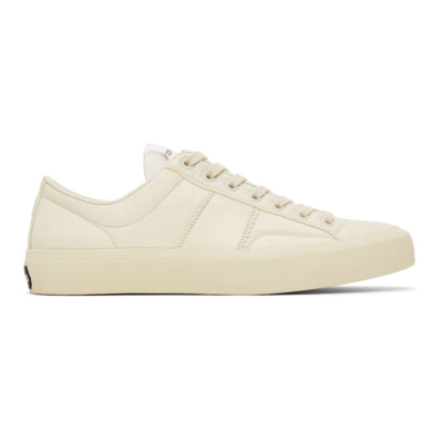Tom Ford Off-white Nylon Cambridge Low-top Sneakers