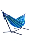 Sorbus Steel Stand Double Hammock In Multi