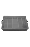 Sorbus Cutlery Organizer With Lid In Grey