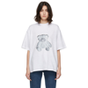 WE11 DONE OFF-WHITE TEDDY T-SHIRT