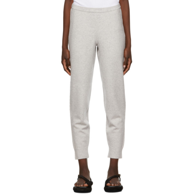 Vince Grey Cashmere Slim Fit Jogger Lounge Pants In H Grey