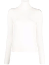 JIL SANDER ROLL-NECK WOOL JUMPER,17082349