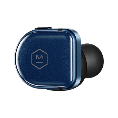 Master & Dynamic® ® Mw08 Sport Wireless Earphones - Blue Sapphire Glass/black Kevlar® Case In Color<lsn_delimiter>
