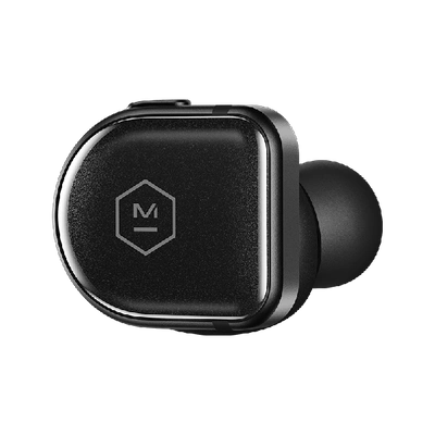 Master & Dynamic® ® Mw08 Sport Wireless Earphones - Black Sapphire Glass/black Kevlar® Case In Color<lsn_delimiter>