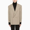 FEAR OF GOD BEIGE WOOL SINGLE-BREASTED BLAZER,FG60001BHTWO-J-FEARG-250