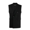 DSQUARED2 DOUBLE-BREASTED TAILORED GILET,F22700AF-E2C2-F2BA-FC5C-D8828AE645FD