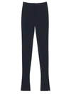 Jacquemus Le Pantalon Maille Flared Trousers In Black