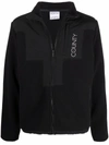 MARCELO BURLON COUNTY OF MILAN LIGHTWEIGHT ZIPPED JACKET,89E9F7D9-8E50-55FE-2122-43FB202131A1