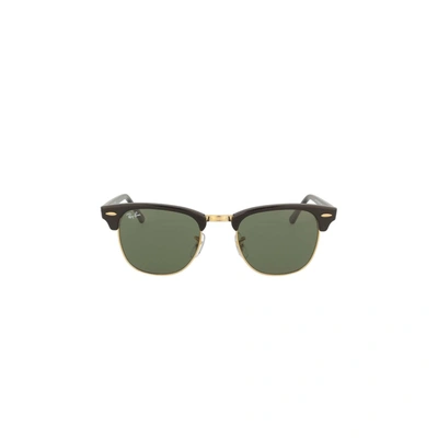 Ray Ban 3016 Clubmaster Polarized Sunglasses In Green