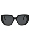 Gucci Oversize-frame Tinted Sunglasses In Black