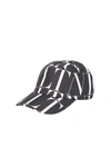 Valentino Garavani Vltn Times Nylon Baseball Hat In Dark Blue