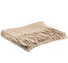 Off-white Beigelogo Patch Blanket In Neutrals