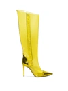 ALEXANDRE VAUTHIER ALEX METALLIC KNEE-HIGH BOOT LEMON,D319E414-C4C8-42A0-1779-40FA6642F5FB