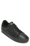 Karl Lagerfeld Men's Classic Leather Low-top Sneakers In Black