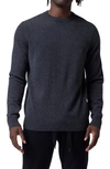 Good Man Brand Cashmere Crewneck Sweater In Charcoal