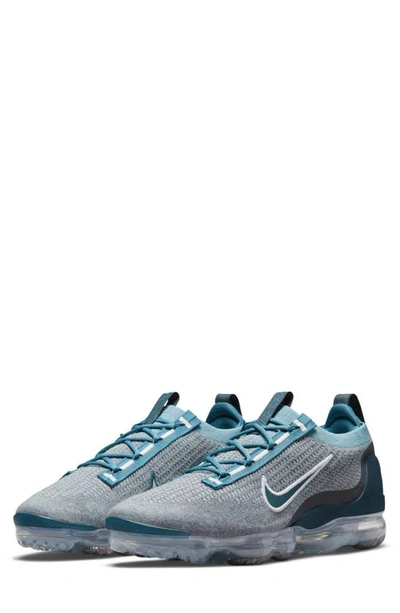 Nike Air Vapormax 2021 Fk Trainer In Blue/ Teal