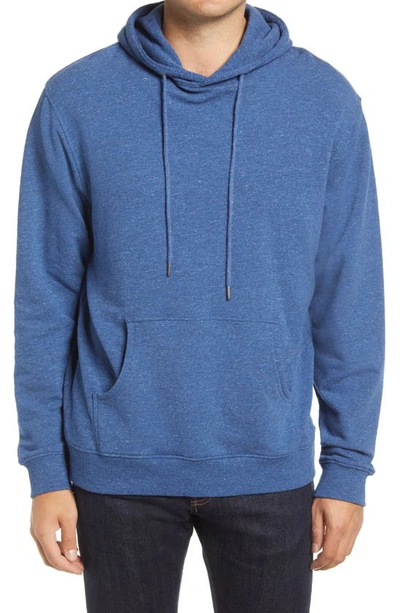 Peter Millar Lava Wash Stretch Cotton And Modal-blend Jersey Hoodie In Blue