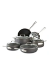 ALL-CLAD ALL-CLAD HARD ANODIZED 10-PIECE NONSTICK COOKWARE SET,E100SC64