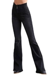 Shop Free People We The Free Jayde Flare Jeans In Onyx