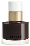 Pre-owned Hermes Nail Enamel In Brun Bistre