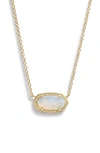 Kendra Scott Elisa Pendant Necklace In Iridescent Opalite