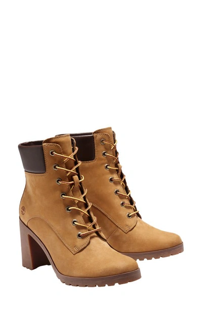 Timberland Allington Lace-up Bootie In Wheat/wheat