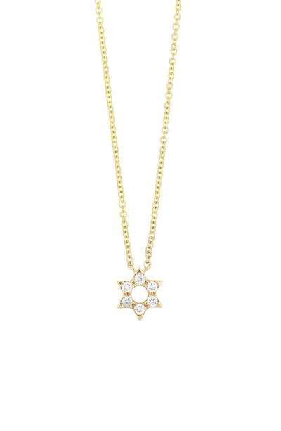 Bony Levy Icons Diamond Star Of David Pendant Necklace In 18k Yellow Gold