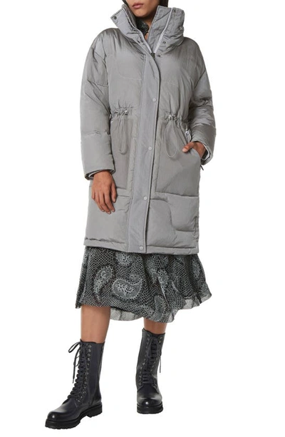 Andrew Marc Arleigh Crinkle Texture Hooded Down Puffer Coat In Nocolor